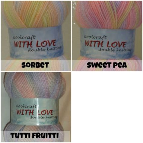 The fabrics may be inseparable, as in interlock knitted fabrics, or they can simply be two unconnected fabrics. Woolcraft - With Love Double Knitting 100g | Knitting Wool ...