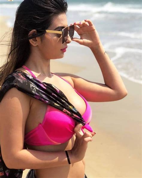Ankita Dave In Bikini At Goa Beach Photoshot Celebrity Photos