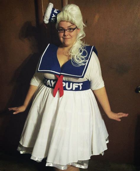 this my dapper stay puft marshmallow man costume from ghostbusters i made all of it myself