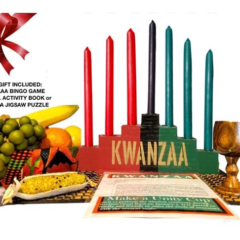 Kwanzaa Kinara Celebration Set 11 Piece Etsy Canada
