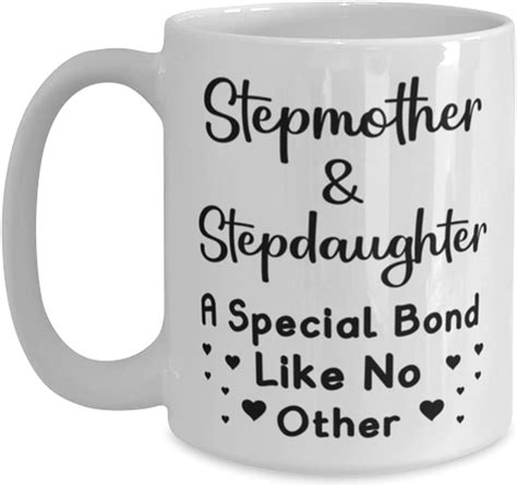 Amazon Com Stepmom Stepdaughter Mug Stepmother Stepson A Special Bond Like No Other Novelty