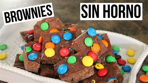 Brownies Con Sólo 4 Ingredientes y SIN HORNO RebeO YouTube