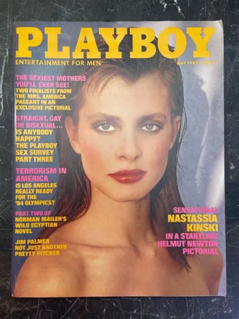 Playboy May Nastassja Kinski Nude Ansel Adams Charlton Heston