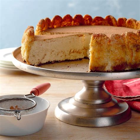 Creamy Tiramisu Cheesecake Recipe How To Make It Taste Of Home