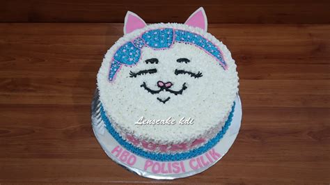 Cara Menghias Kue Ulang Tahun Tart Cake Kucing Lucu Youtube