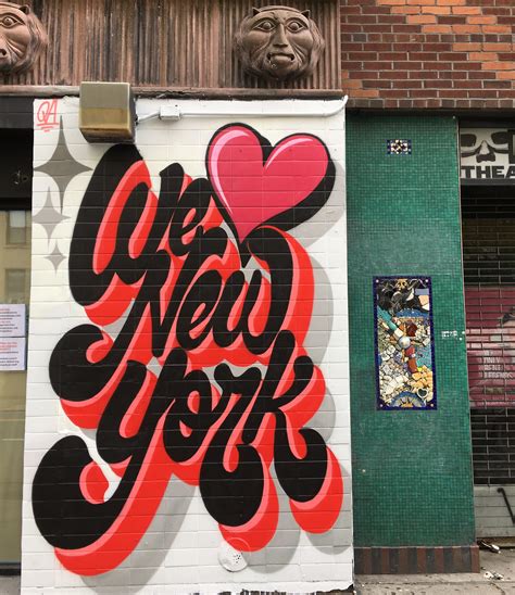 We Love New York Mural By Queen Andrea The Worley Gig