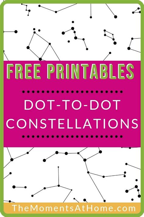 Dot to dot games are educational exercises that have many benefits. Dot-to-Dot Printables Constellations for Kids | Space ...