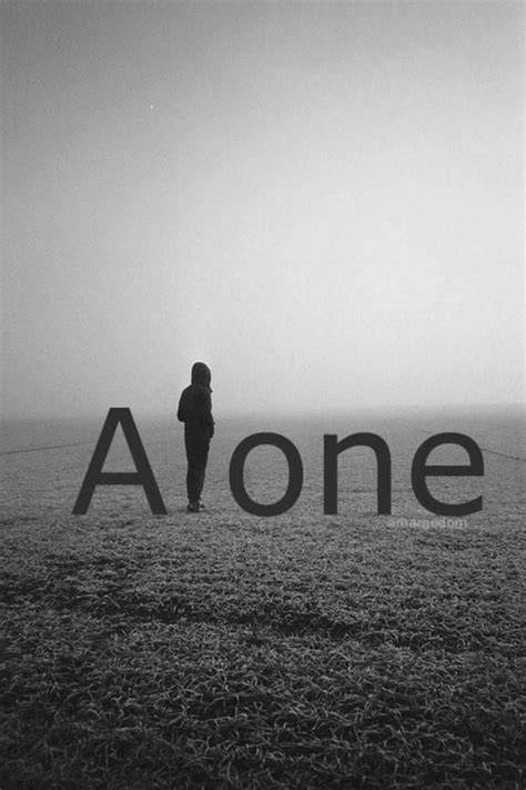 Alone Text Wallpapers Wallpaper Cave