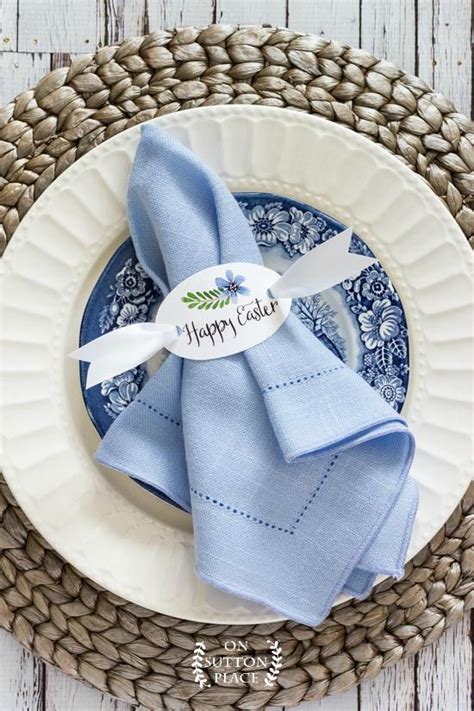 To assemble the rings, cut a small hole in the top of the tube. Happy Easter Napkin Rings | Free Printable - On Sutton ...