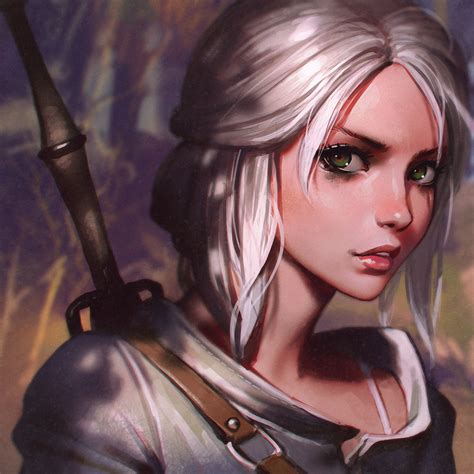 Ciri The Witcher Video Games Artwork Concept Art Women Sword My Xxx Hot Girl