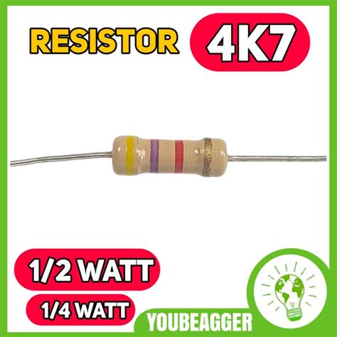 Jual Resistor 4k7 Ohm 12 Watt 14 Watt Shopee Indonesia