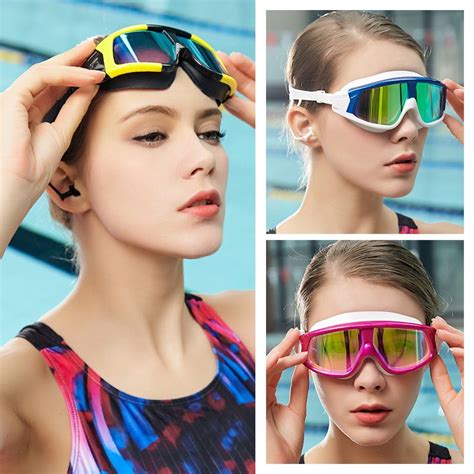 Professional Swimming Goggles For Women Swim Glasses Anti Fog Uv Protection Water Spectacle