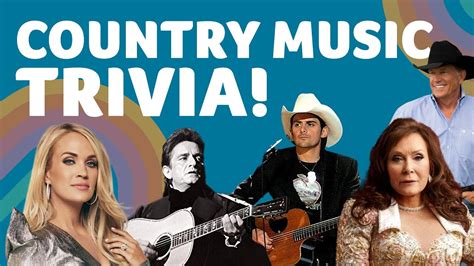 Country Music Trivia Can You Pass This Music Quiz Youtube