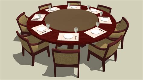 Round Table 3d Warehouse
