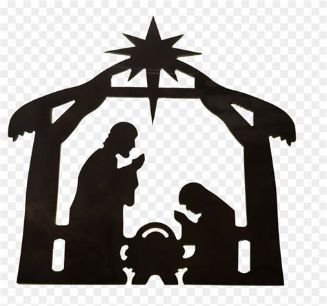 Nativity Scene Nativity Silhouette Clip Art Transparent Free
