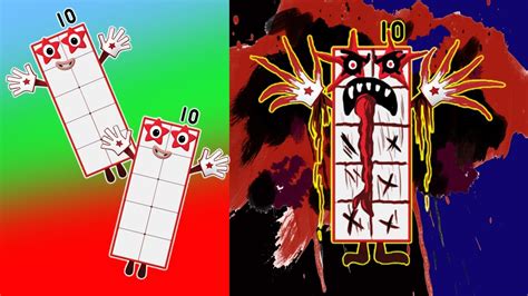 Numberblocks Level One Horror Version All The Best Ten Moments