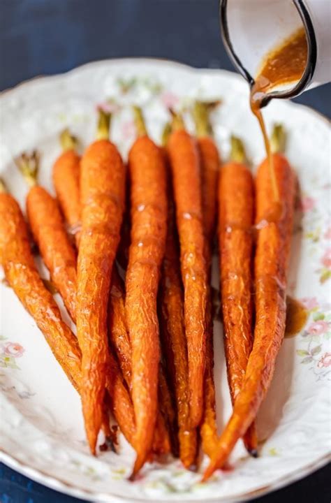 Honey Glazed Carrots Ginger Carrots Recipe The Cookie Rookie