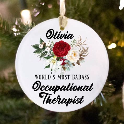 Maybe you would like to learn more about one of these? Occupational Therapist Gift Ornament for Women l ...