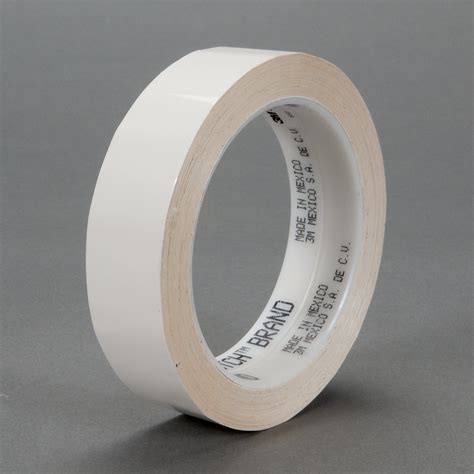 3m™ Polyester Film Tape 850 White 1 In X 72 Yd 19 Mil 36 Rolls Per
