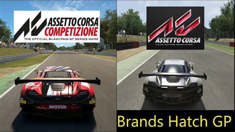 Assetto Corsa Competizione Vs Assetto Corsa Visual Comparison Youtube