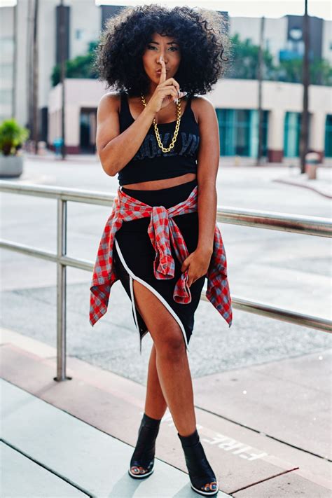 Black Fashion — Model Brittney Fleet 24 Los Angeles Ca Fashion