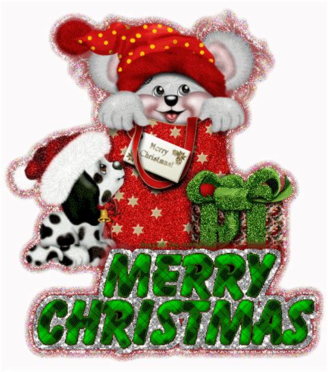 Image Merry Christmas 1 | Christmas | Animated Glitter Gif ...