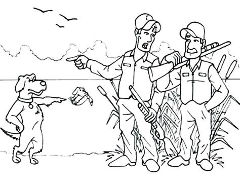 Hunting Dog Coloring Pages at GetDrawings | Free download