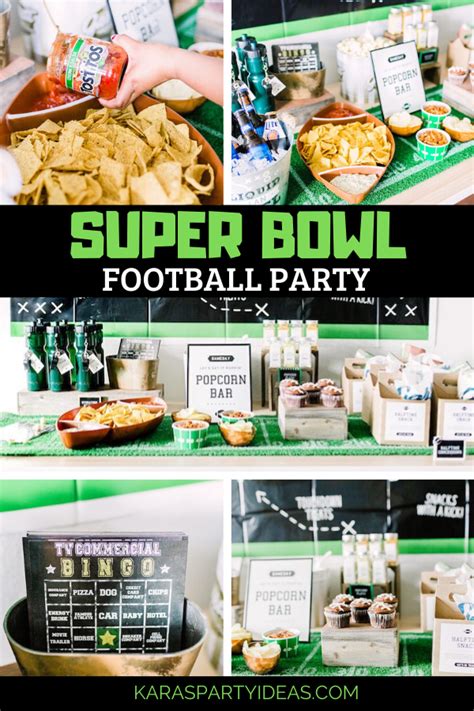 Karas Party Ideas Super Bowl Football Party Karas Party Ideas