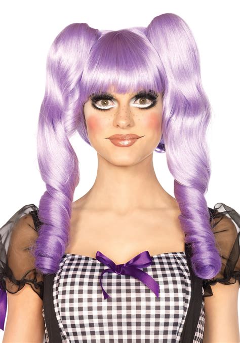 Purple Dolly Wig