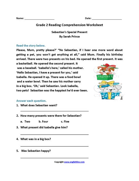 Worksheets in this series are not tagged with a us grade level, as we rely on teachers to use. Free Printable Reading Comprehension Worksheets for 2nd ...