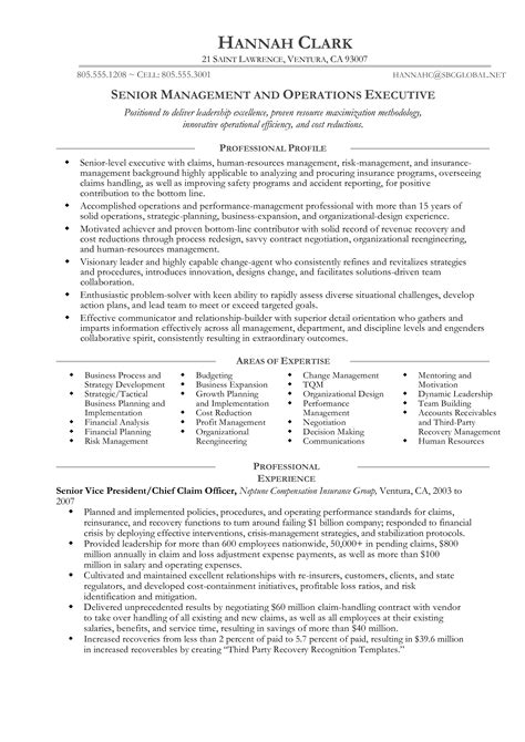 Operations Manager Resume Word Format Free Download - Operations Manager Resume Sample Writing ...
