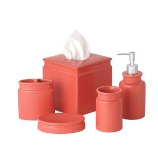 Shipping is free on orders over $75+. Sparrowhawk Skylar Solid Color 5-Piece Bath Accessory Set ...