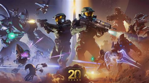 Download Halo 20th Anniversary Poster