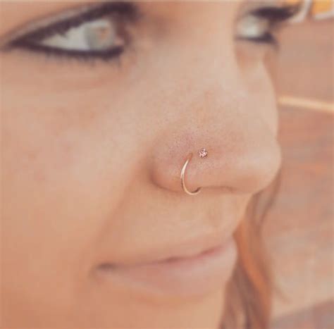 Absolutely In Love With The Double Nose Piercing Double Nose Piercing