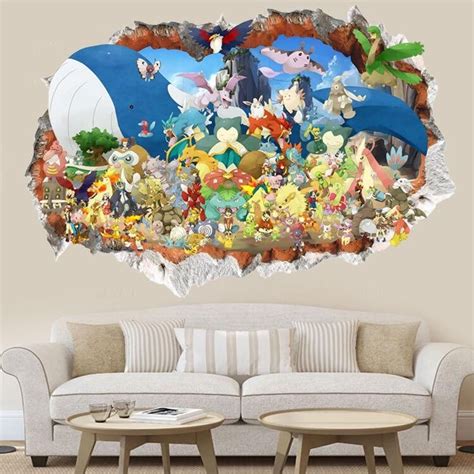 Pokémon Wall Decals Pokemon wall decals Wall decals Cool bedrooms