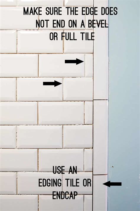 How To Install Subway Tile In A Shower Home Design Ideas