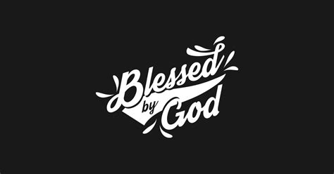 Blessed By God Shirt T Priest Christian Blessed By God Posters