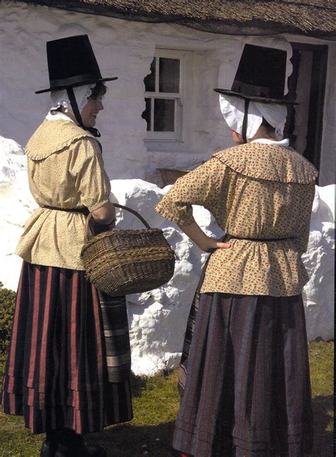 Folkcostumeandembroidery Costume Of Ynys Mon Or Anglesey And North
