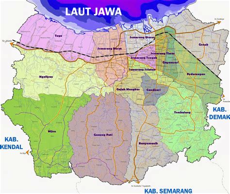 Peta Kota Semarang