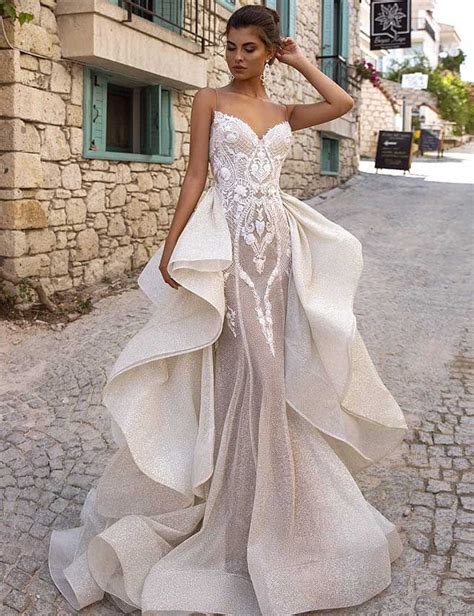 57 Stunning Wedding Dresses With Detachable Skirts Stunning Wedding