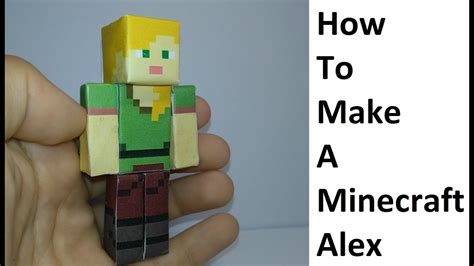 How To Make A Paper Alex Minecraft Papercraft Toy Easy To Make