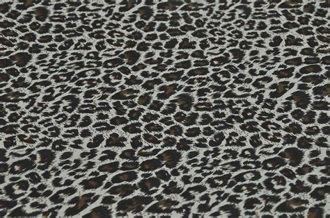 Printed Chiffon Dark Leopard Dk Fabrics