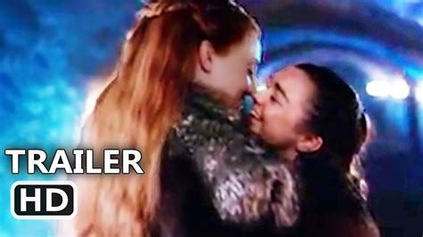Game Of Thrones Arya And Sansa Kiss Behind The Scenes Bloopers Youtube