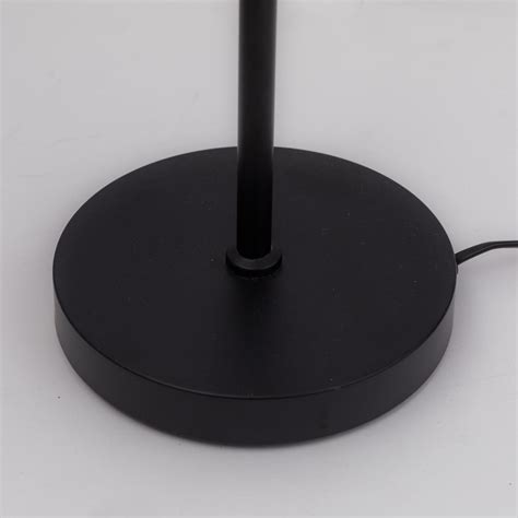 Adjustable Reading Floor Lamp 134cm Flexi Black Standing Light Modern