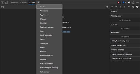 Tools Menu In Microsoft Edge