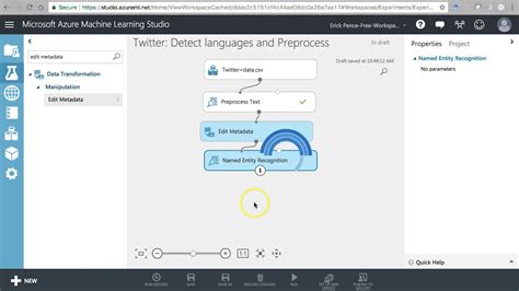 Azure Machine Learning Studio Named Entity Recognition Youtube