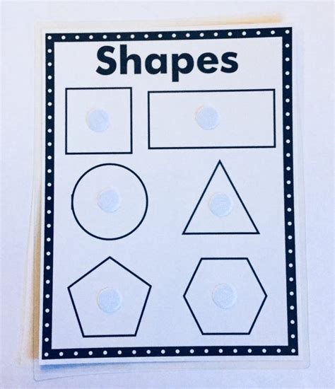 Shape Matching Game Learning Game Math Game-Preschool | Etsy | Shape matching game, Preschool ...