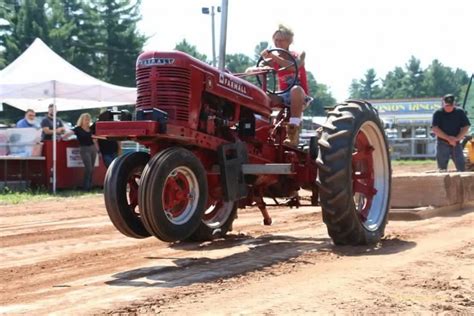 russell woman gears up for antique tractor pull the westfield news march 14 2016