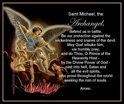 Archangel Michael Prayer For Protection In Latin