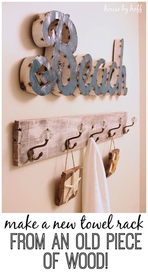 How To Make A Towel Rack From Pallet Wood House By Hoff